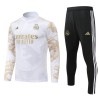 Real Madrid Trenings Collegegenser 2024-25 Kvart-Zip Hvit - Barn